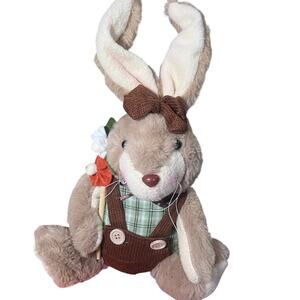 Very Cute Female Bunny Plush for Easter and Spring Decoration Weighted